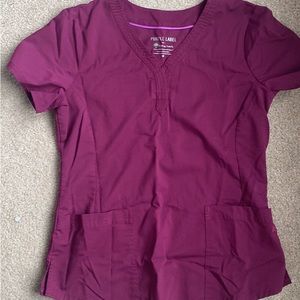 Purple Label Healing Hands Scrub Top